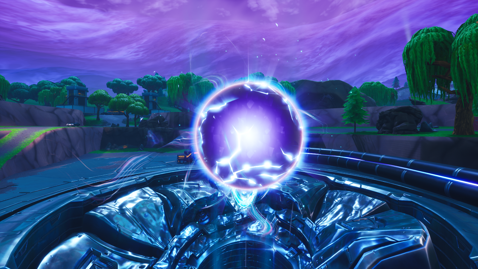 Loot Lake 中的 Fortnite Sphere 進入最後階段