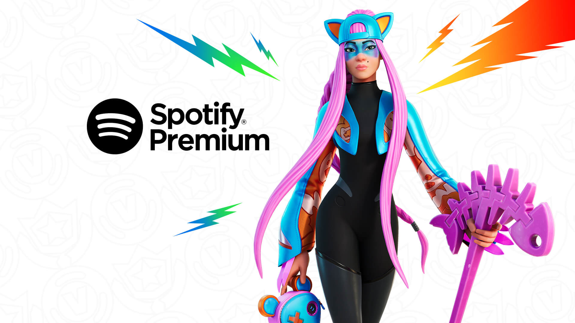 加入 Fortnite Crew，免費享受前 3 個月的 SPOTIFY PREMIUM（新 SPOTIFY PREMIUM 訂閱者專屬）