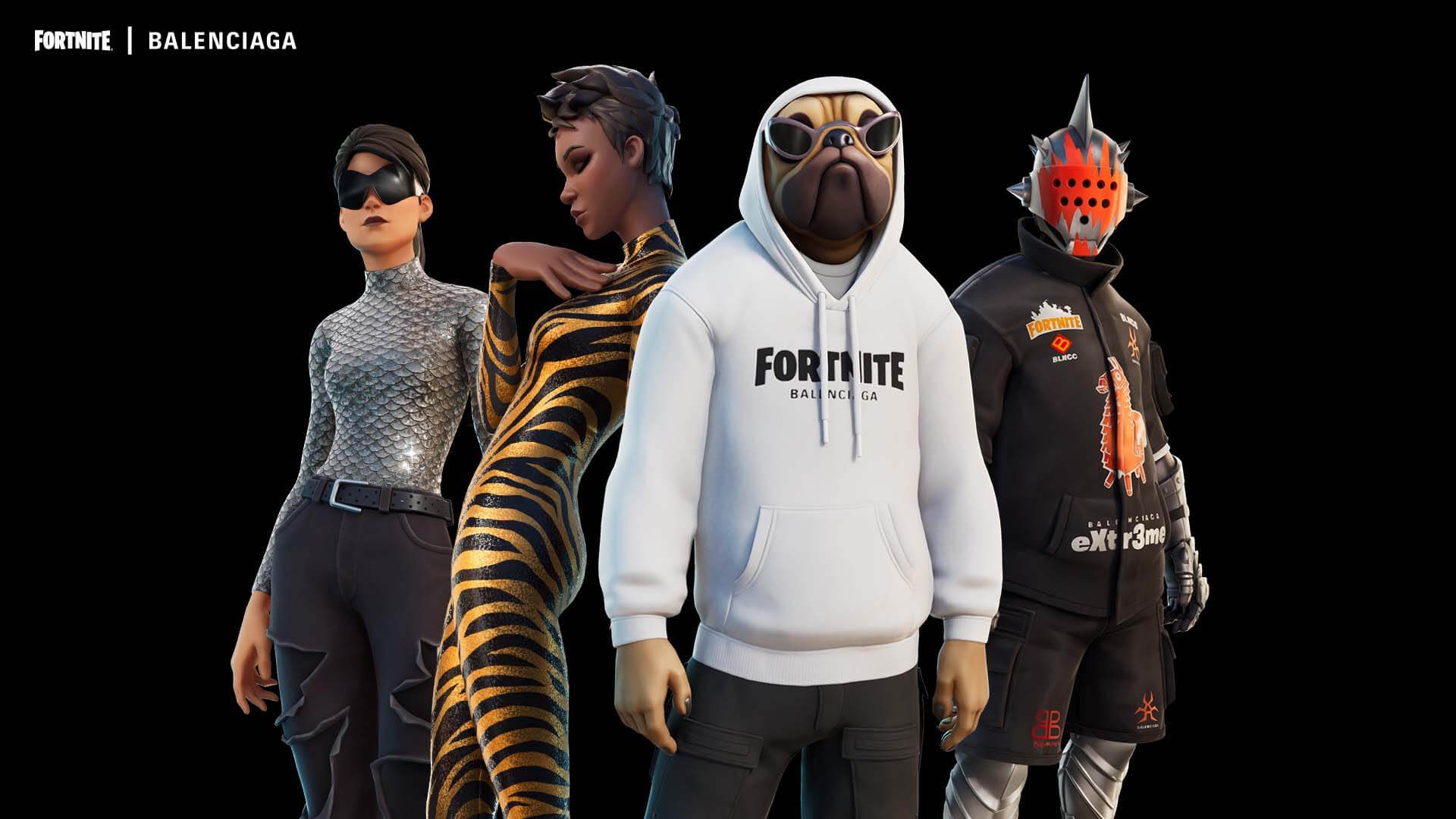 數位高級時裝與 BALENCIAGA 一起登陸 Fortnite