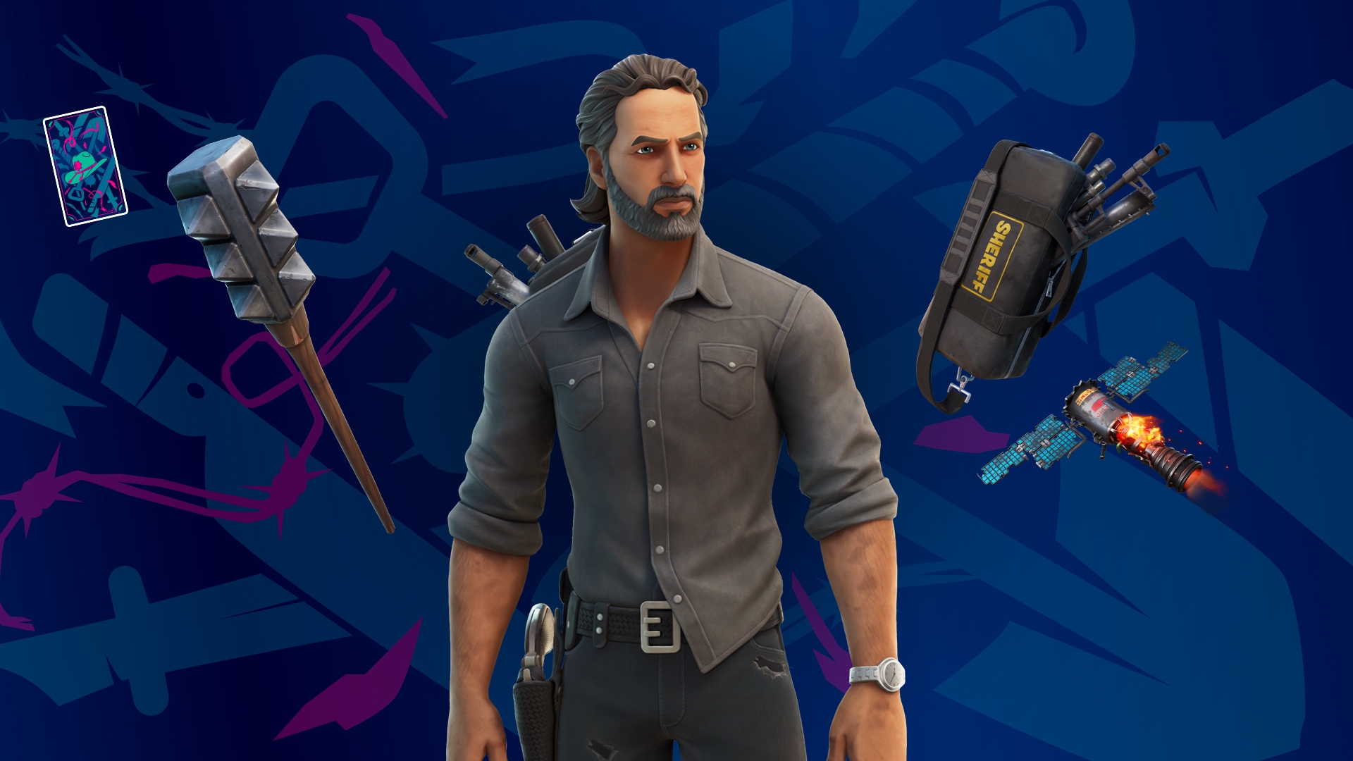 [Fortnite] Rick Grimes 現已從《Survivor in Arms》中推出！