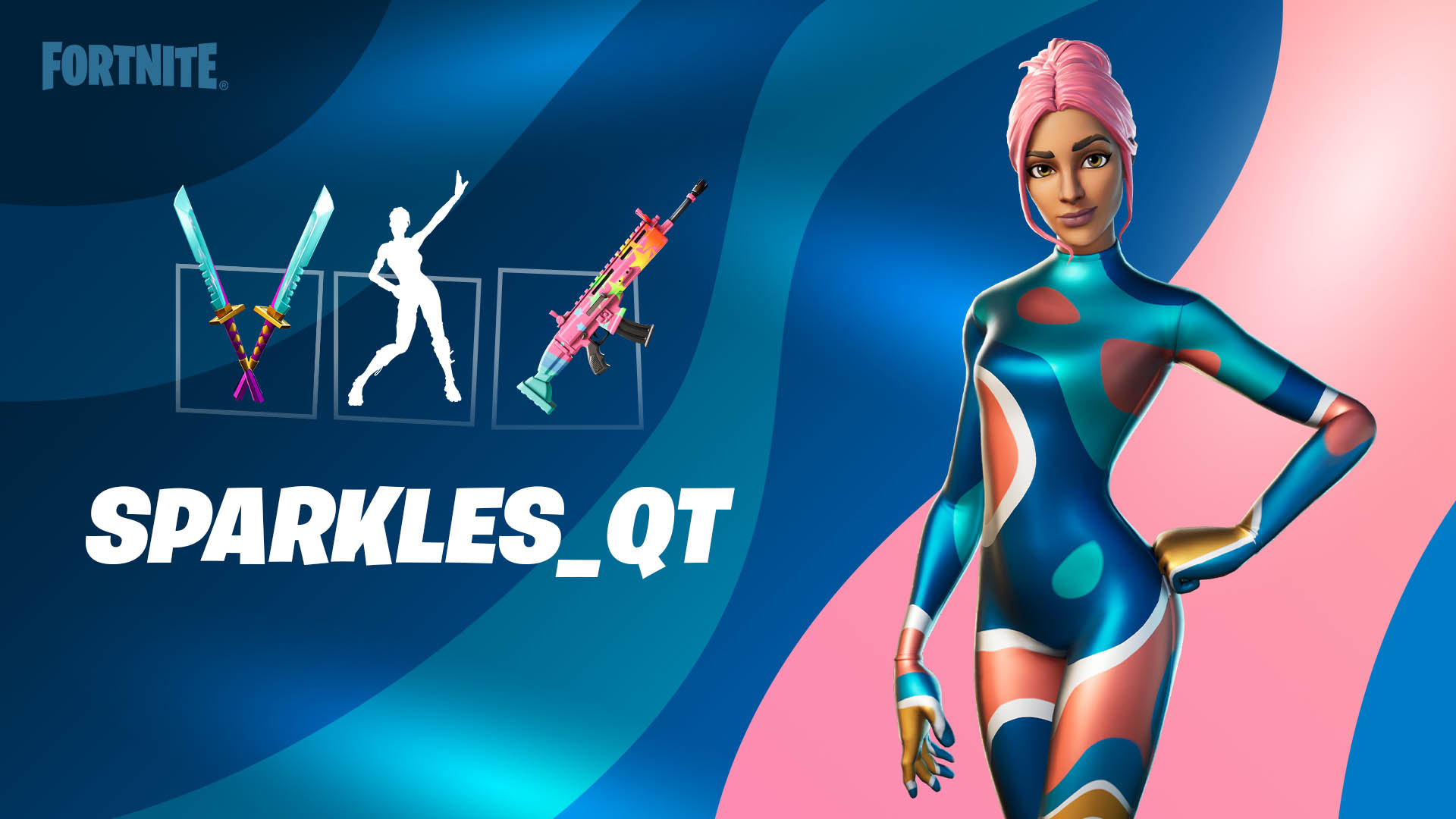 [Fortnite] 主播 SPARKLES_QT 的置物櫃現已在物品商店中提供！