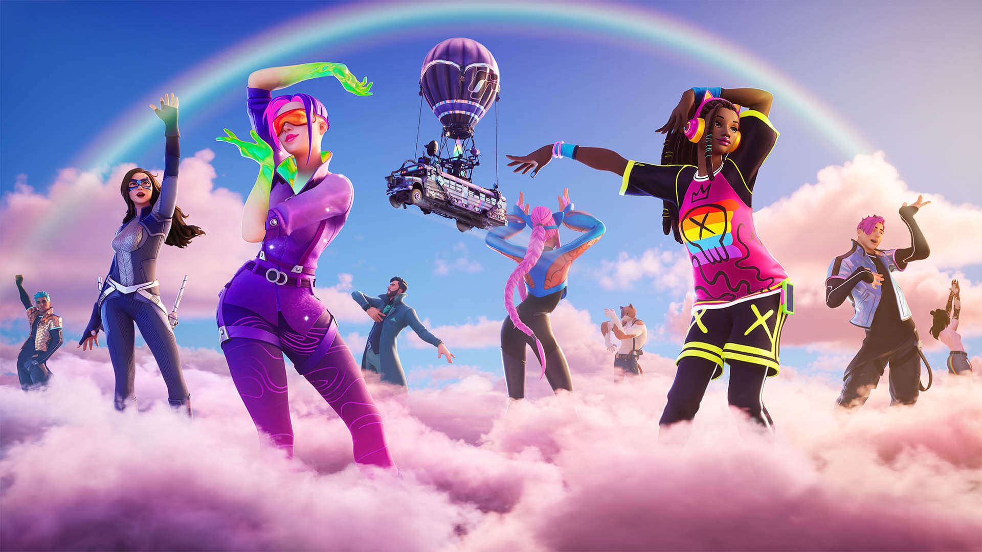 透過 Fortnite Rainbow Royale 2022 炫耀您的驕傲