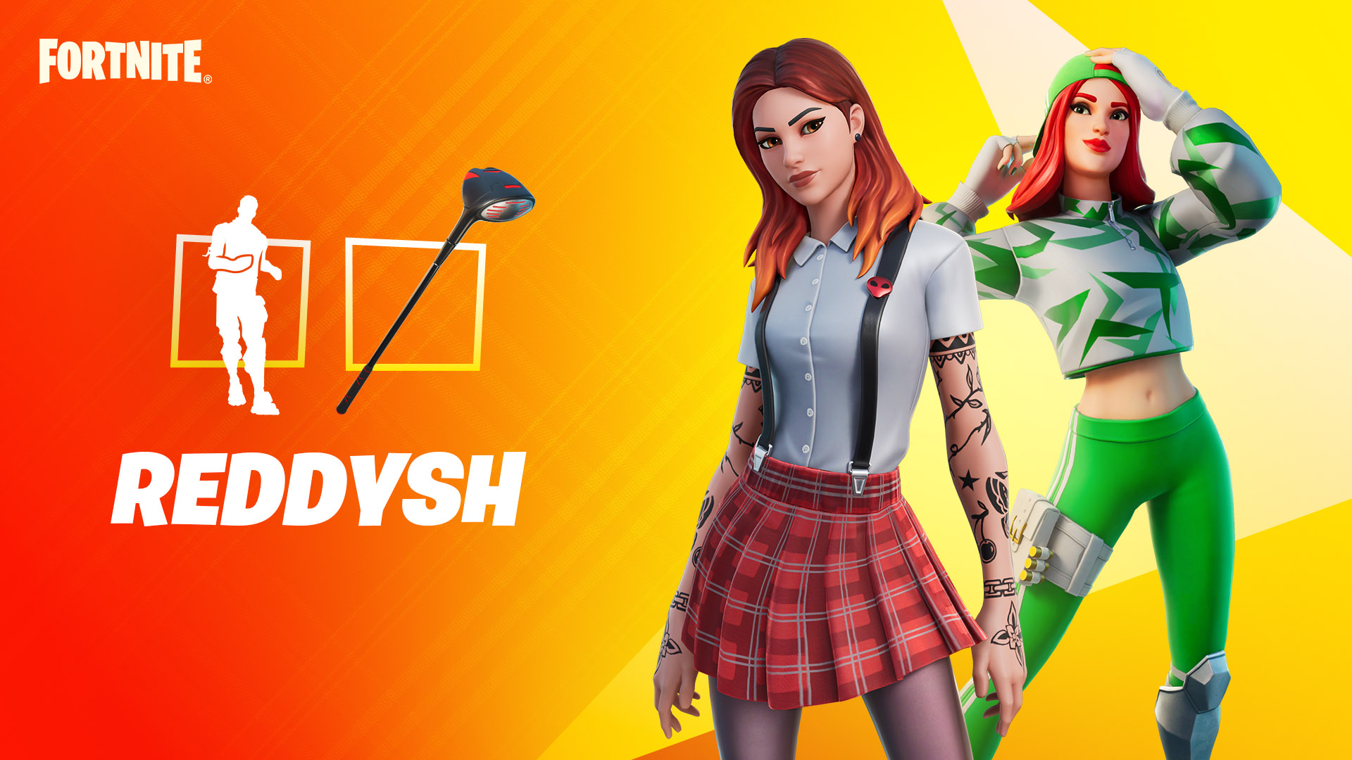 [Fortnite] Tw​​itch 主播 REDDYSH 的儲物櫃捆綁包現已在物品商店發售！