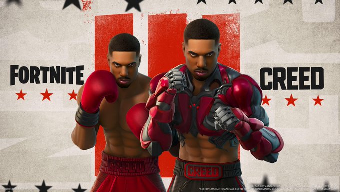 [Fortnite] 與電影《Creed》的合作商品已添加到文件中！