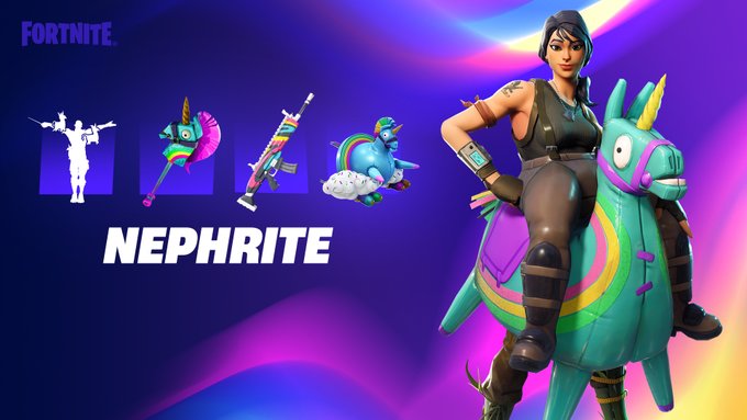 [Fortnite] 曾在 Solo Bikuroy 中創造 31 連勝紀錄的前職業玩家、現任主播 Nephrite 的同捆包現已在物品商店上架！