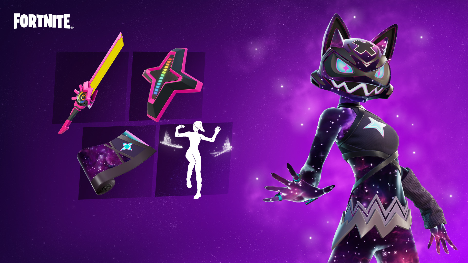 [Fortnite] 作為 GALAXY Cup 4 獎品出現的“Galaxy Crossfade”終於在物品商店上架了！