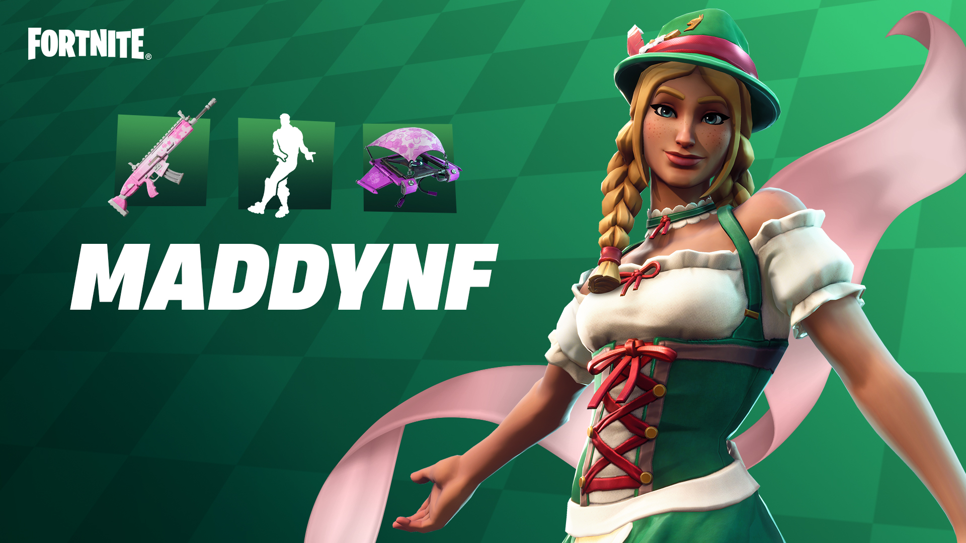 [Fortnite]海外內容創作者Maddynf的置物櫃現已在物品商店上架！這款皮膚兩年多來首次回歸！