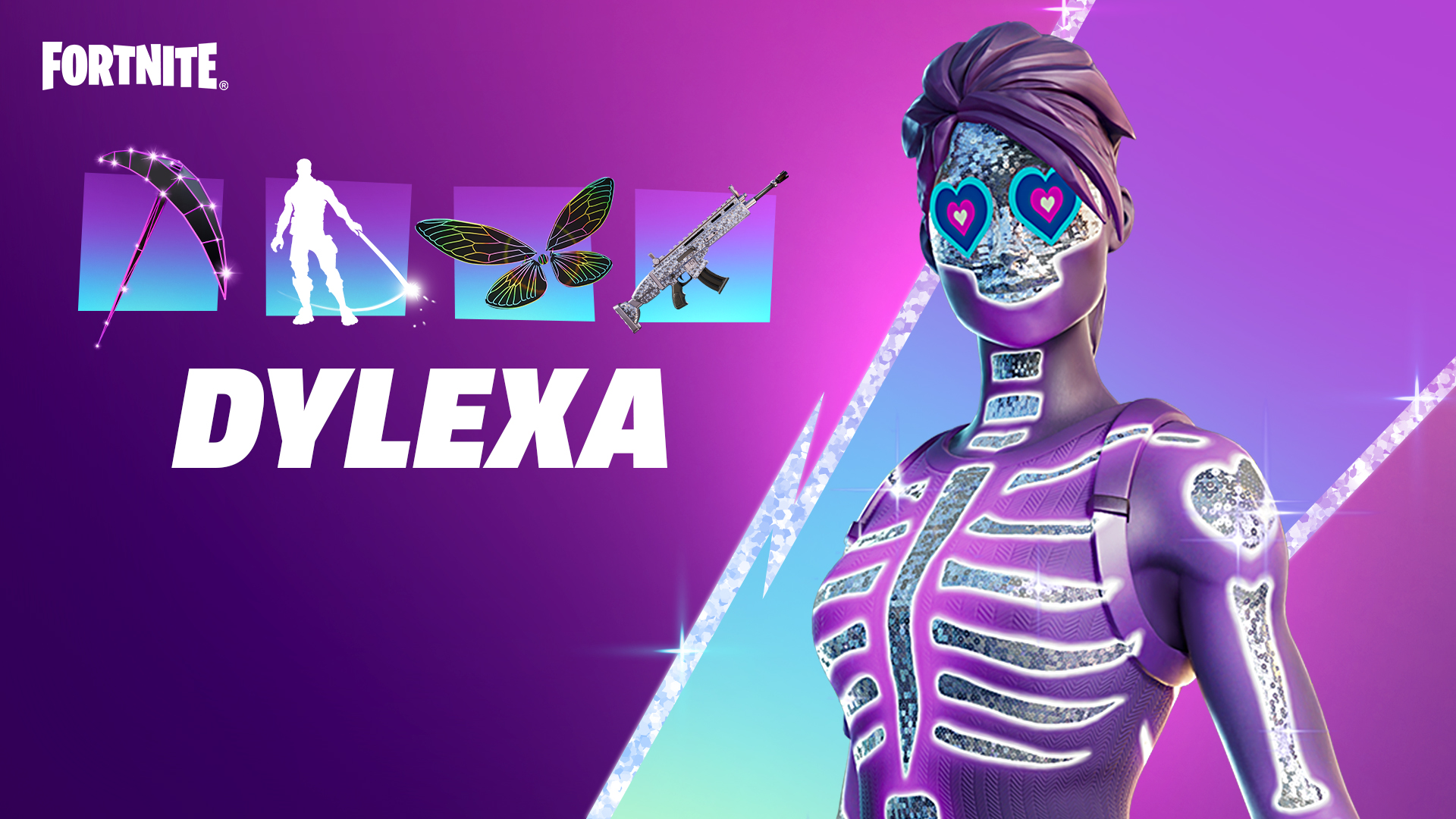 [Fortnite] 外國主播和內容創作者 Dylexa 的儲物櫃現已在物品商店中提供！