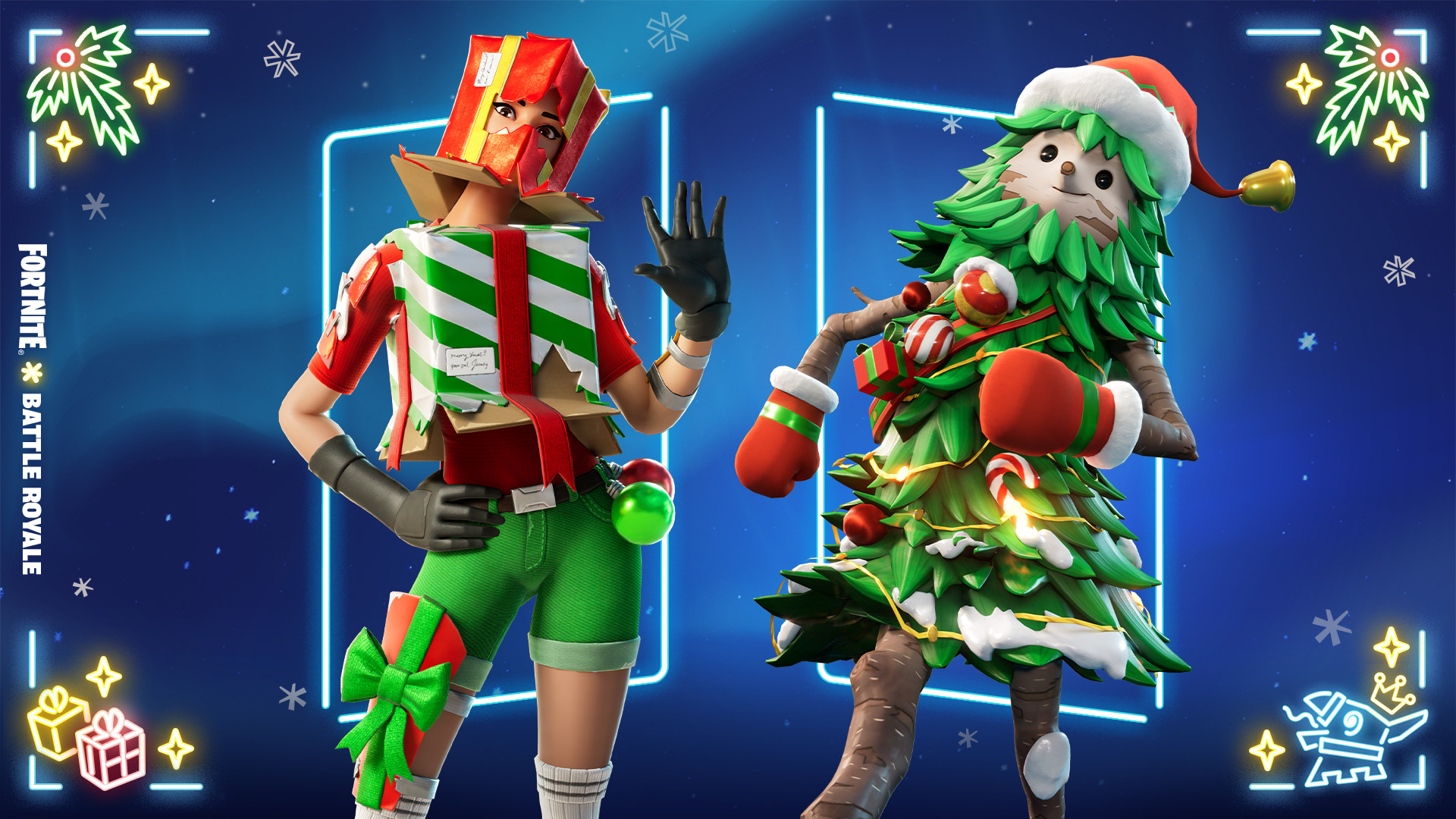 [Fortnite] 2023 年冬季節開始了！從每日禮物中獲得免費皮膚“Winterfest Bushranger”和“Holiday Boxy”！