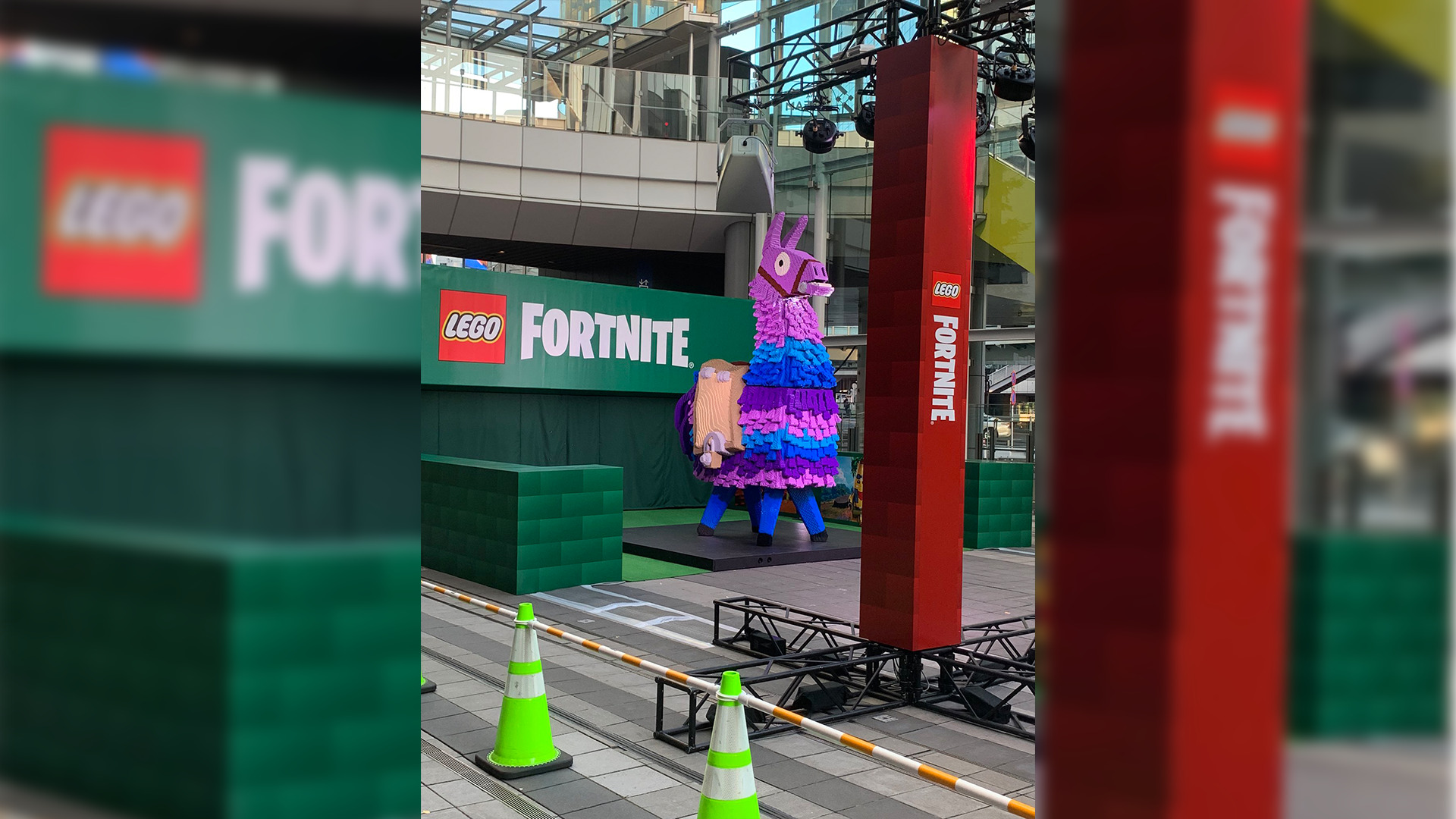 [Lego Fortnite] Lego Fortnite促銷活動將在Shibuya Stream舉行。如果你去那裡，你可以獲得限量版貼紙。