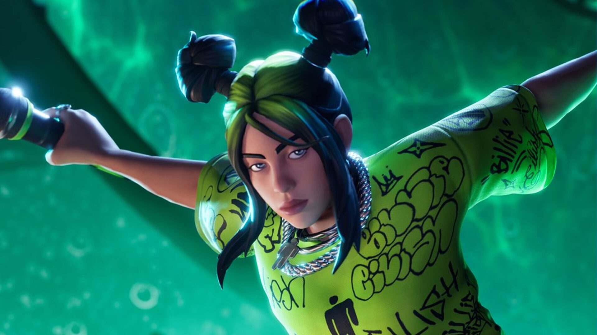 Billie Eilish 出現在 Fortnite Festival 第三季！從今天4月23日起舉行