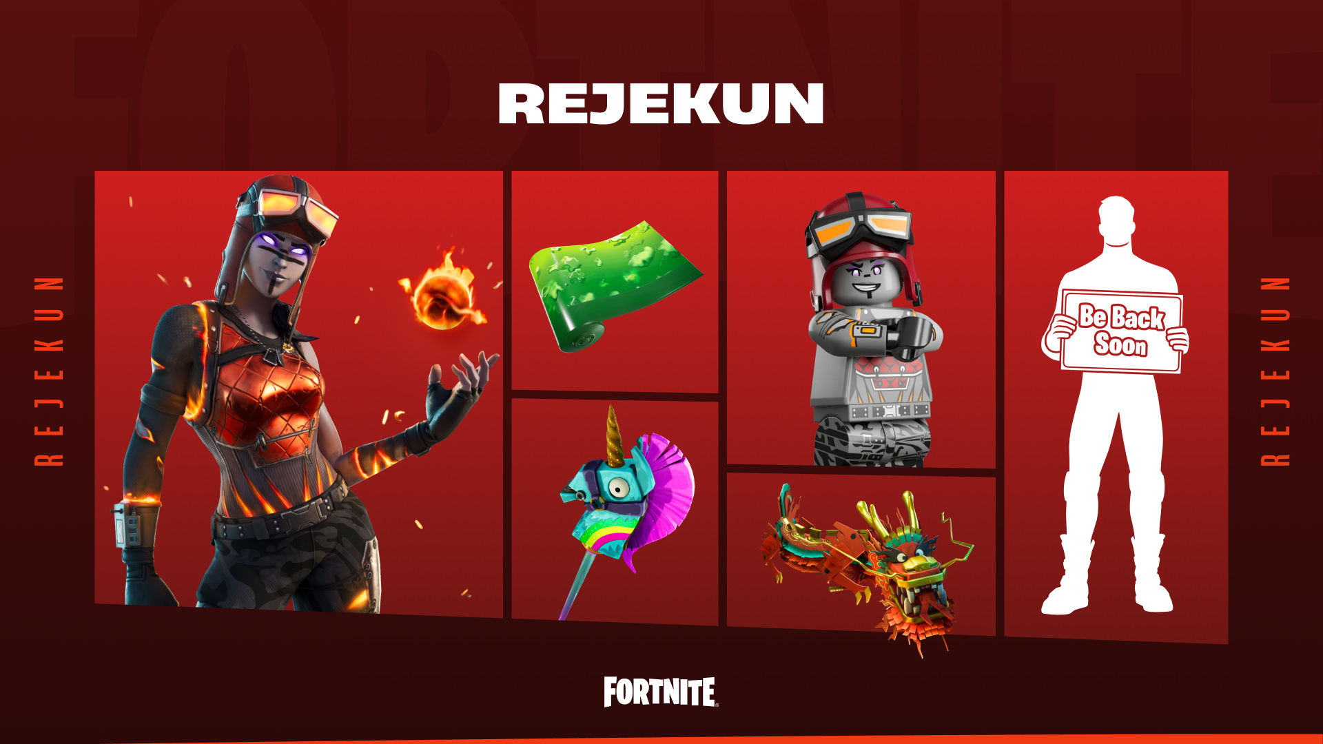 [Fortnite] 人氣 Youtuber Reje-kun 的同捆包現已在商品商店發售！