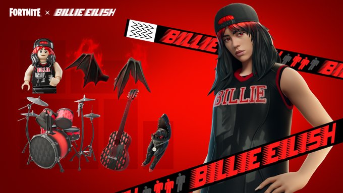 [Fortnite] Billie Eilish 的新商品現已在商品商店上架！