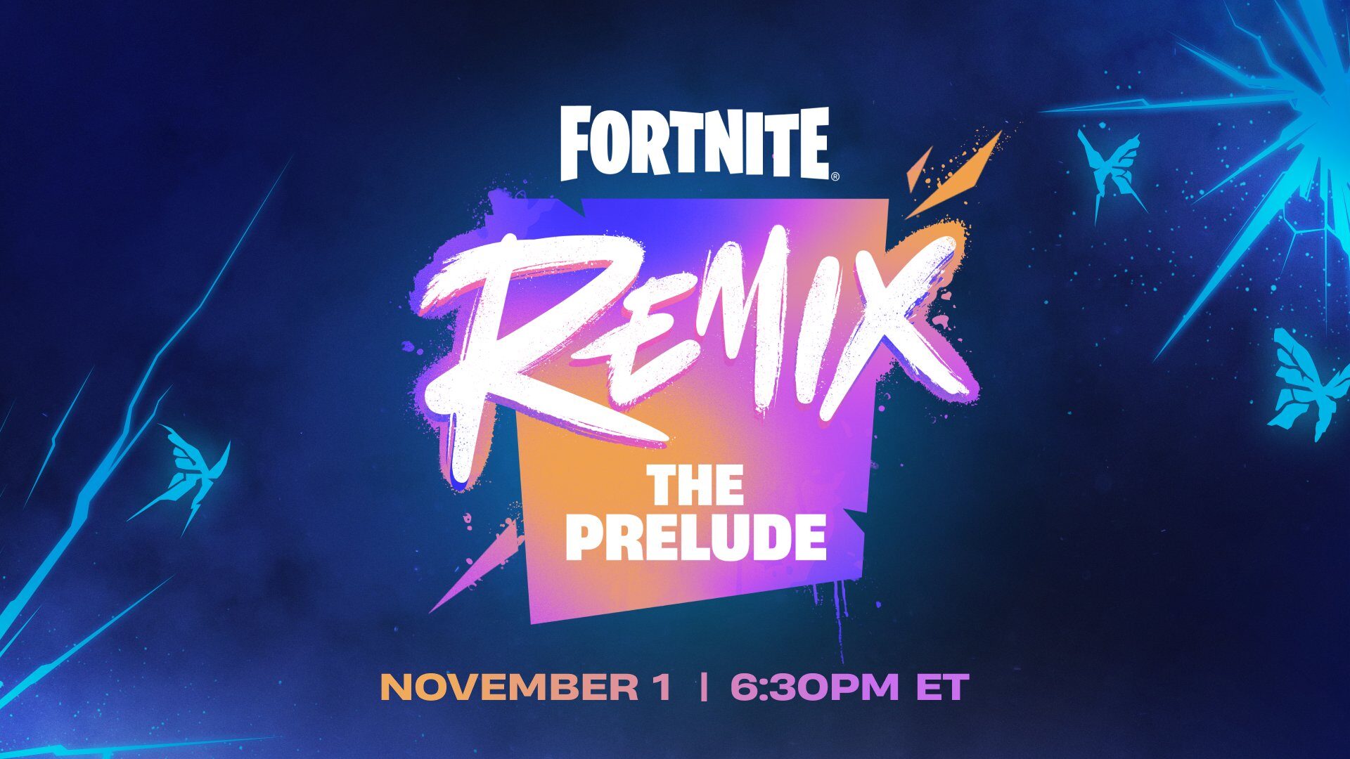 [Fortnite] 一次性活動「Remix: Prelude」的日期和時間已正式公佈，將於日本時間 11 月 2 日上午 7:30 開始舉行。