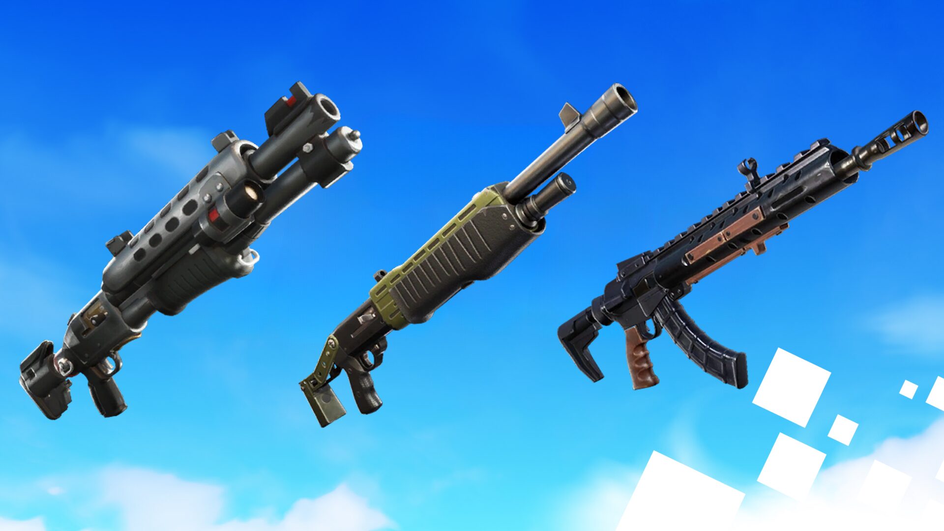 [Fortnite] 重新載入修補程式：從儲存中復活/返回的武器摘要