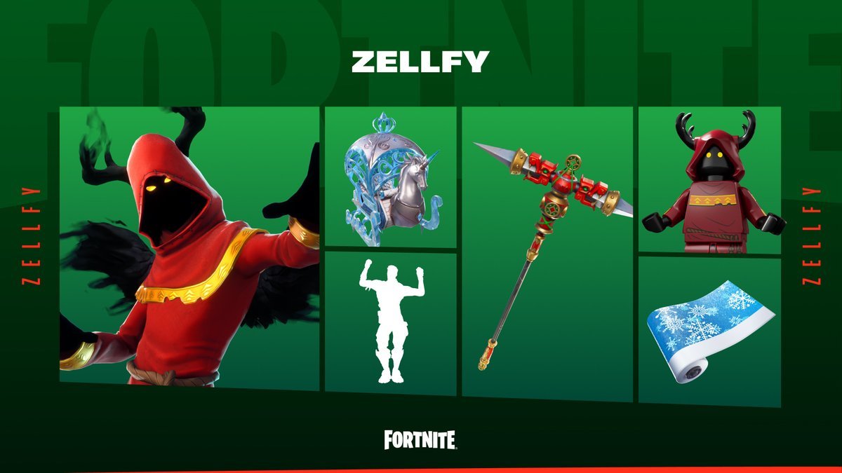 [Fortnite] 日本人氣主播 Zellfy 的置物櫃現已在物品商店上架！